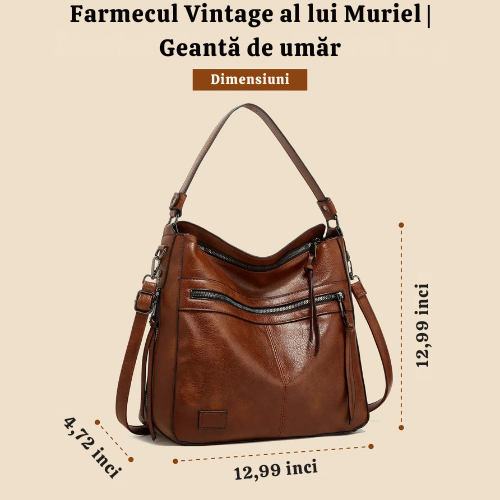Farmecul Vintage al lui Muriel | Geantă de umăr