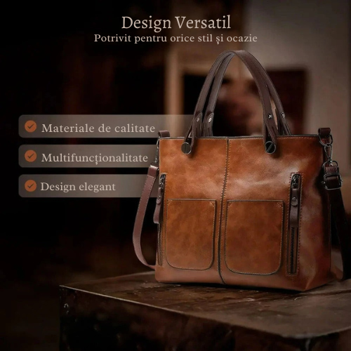 Eleganța Atemporală a Ilsei | Geantă de Umăr