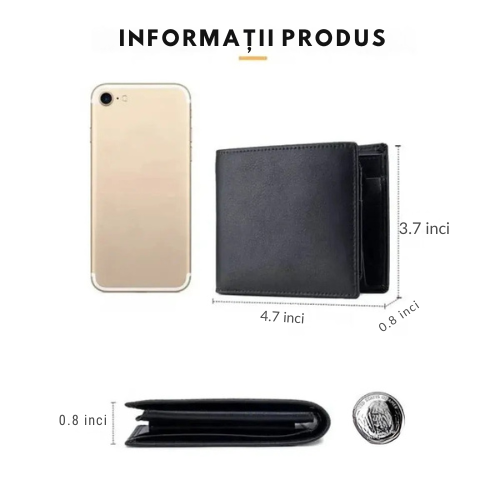 Portofel Slim RFID Atlas