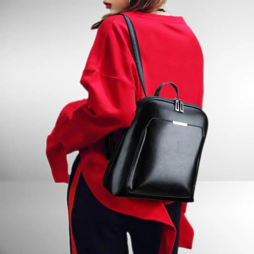 Rucsac Clasic cu Dublu Fermuar - Design Elegant