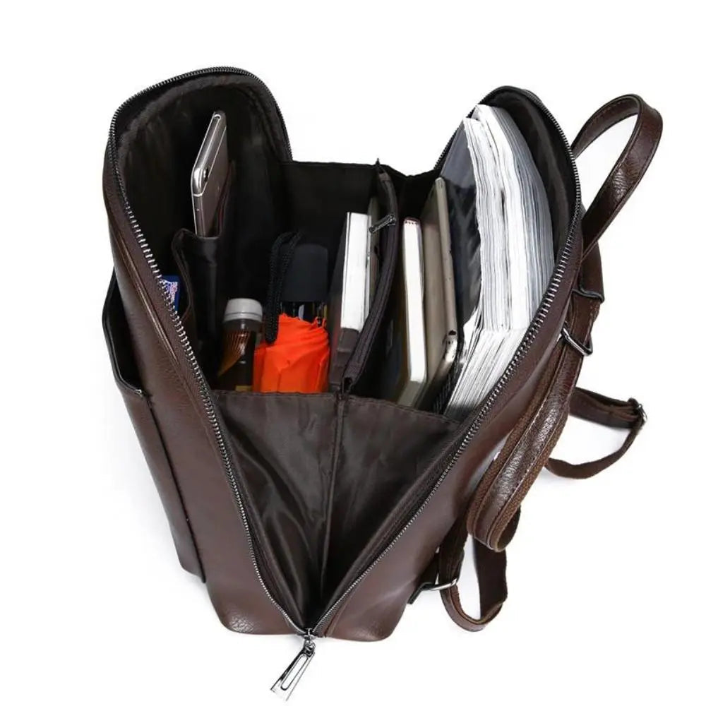 Rucsac Clasic cu Dublu Fermuar - Design Elegant