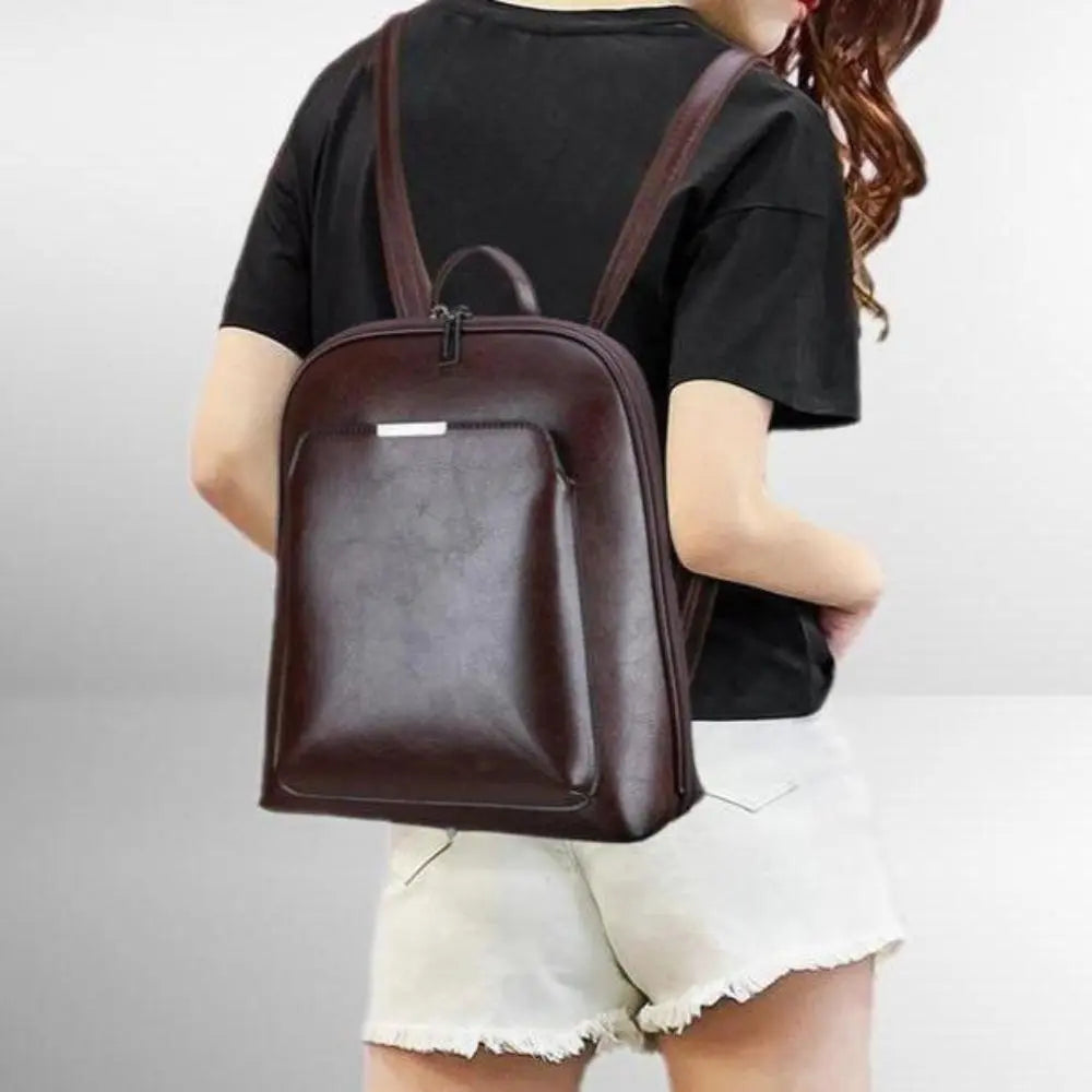 Rucsac Clasic cu Dublu Fermuar - Design Elegant