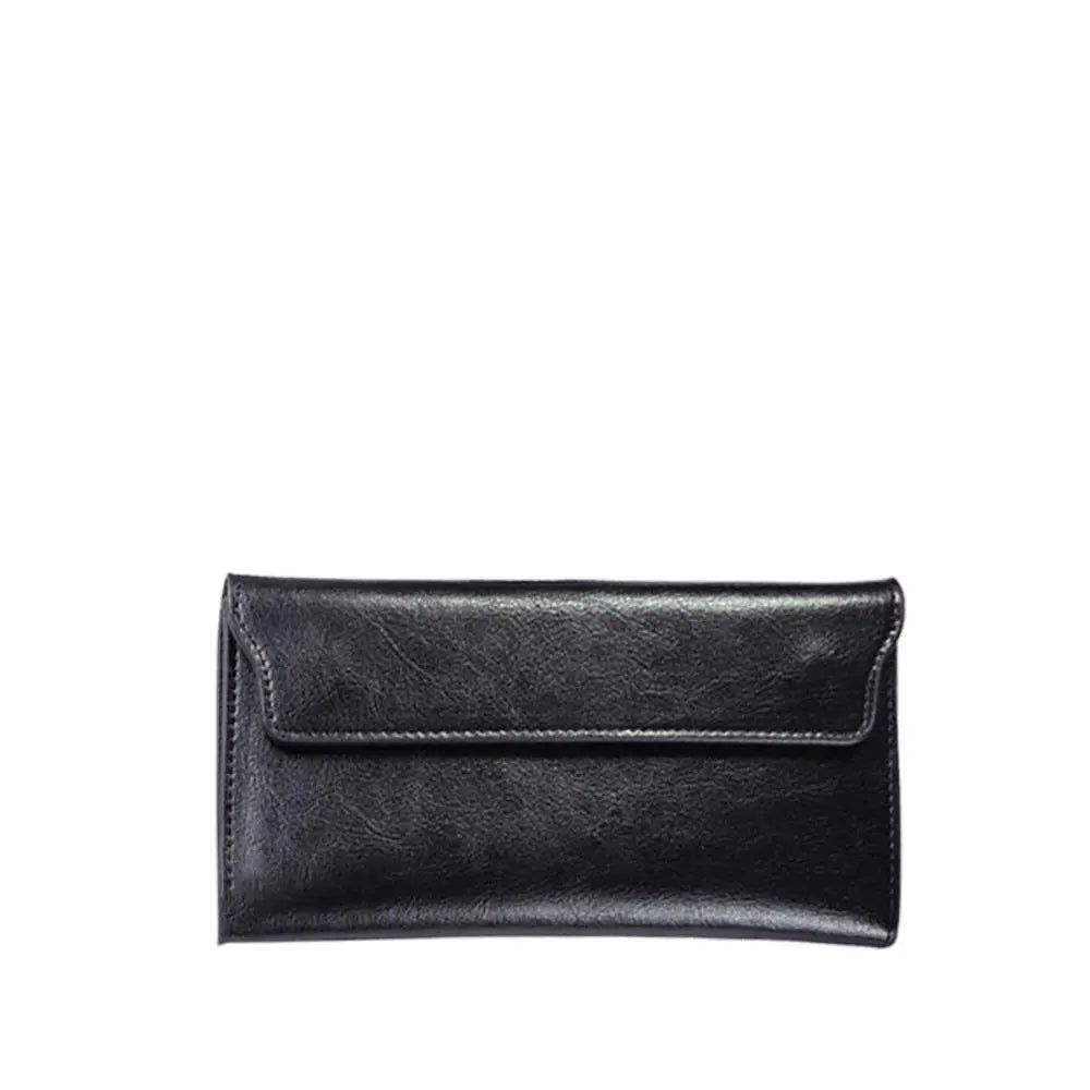 Portofel clasic cu capac magnetic pliat