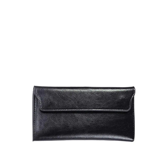 Portofel clasic cu capac magnetic pliat