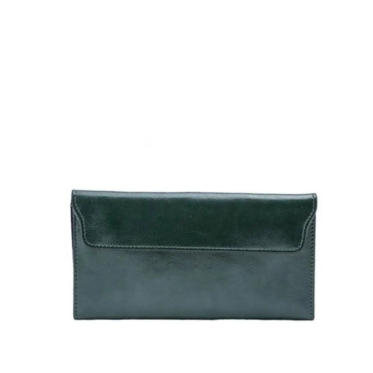 Portofel clasic cu capac magnetic pliat