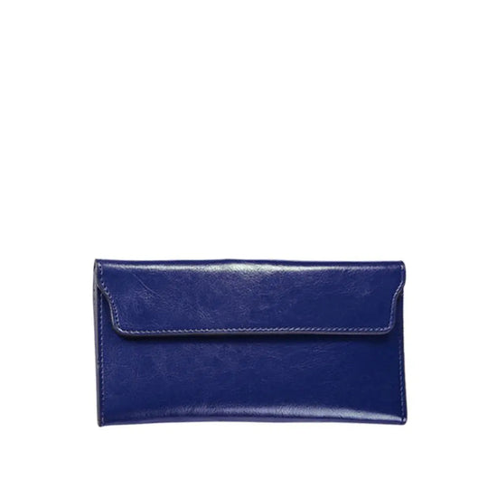 Portofel clasic cu capac magnetic pliat