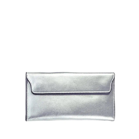 Portofel clasic cu capac magnetic pliat