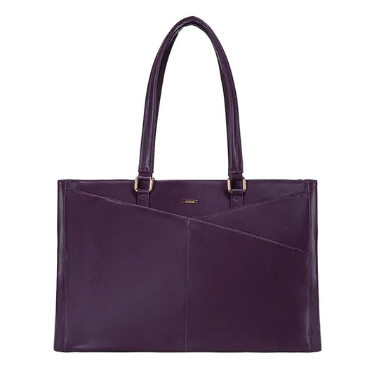 Tote elegant pentru laptop, mov