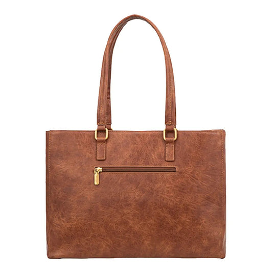 Tote elegant pentru laptop, mov