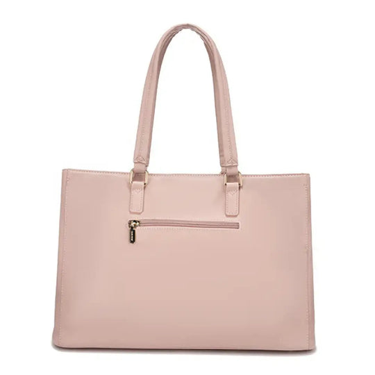 Tote elegant pentru laptop, mov