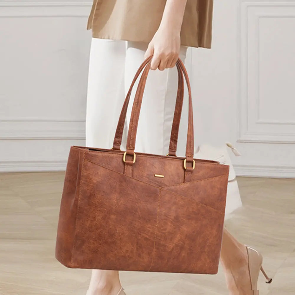 Tote elegant pentru laptop, mov