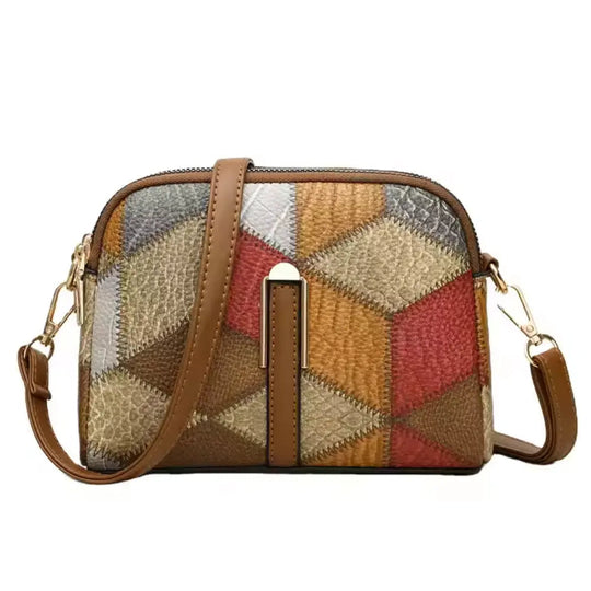 Geantă mini crossbody patchwork Luna