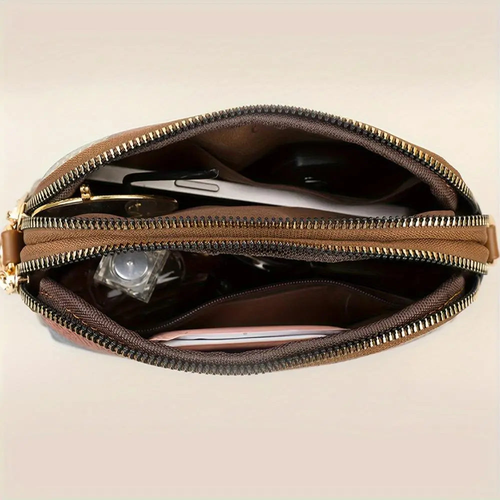 Geantă mini crossbody patchwork Luna