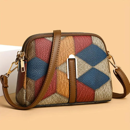 Geantă mini crossbody patchwork Luna