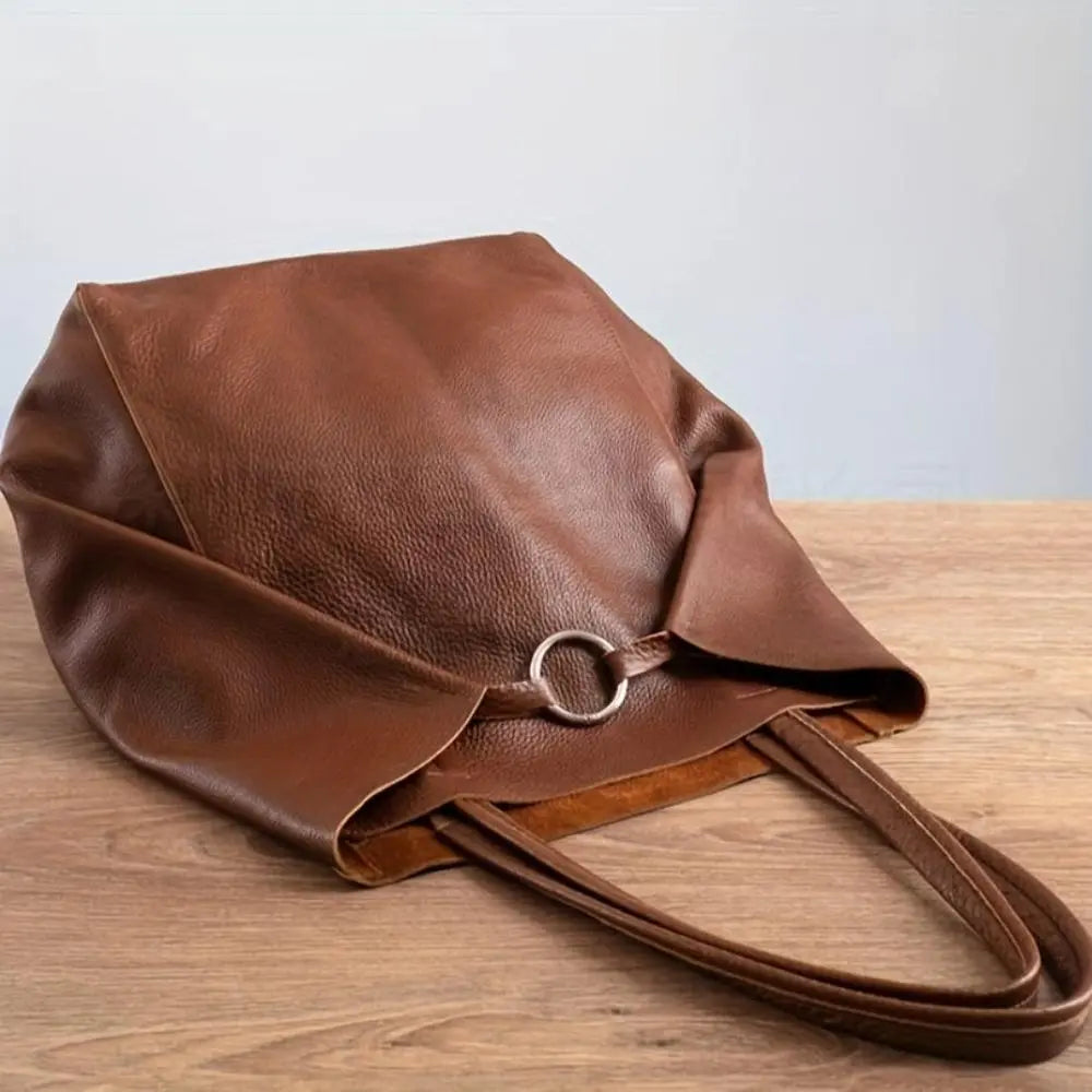 Renee’s Retro Softness | Geantă tote cu capacitate mare
