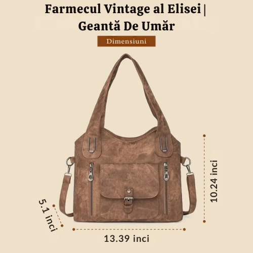 Farmecul Vintage al Elisei | Geantă de umăr